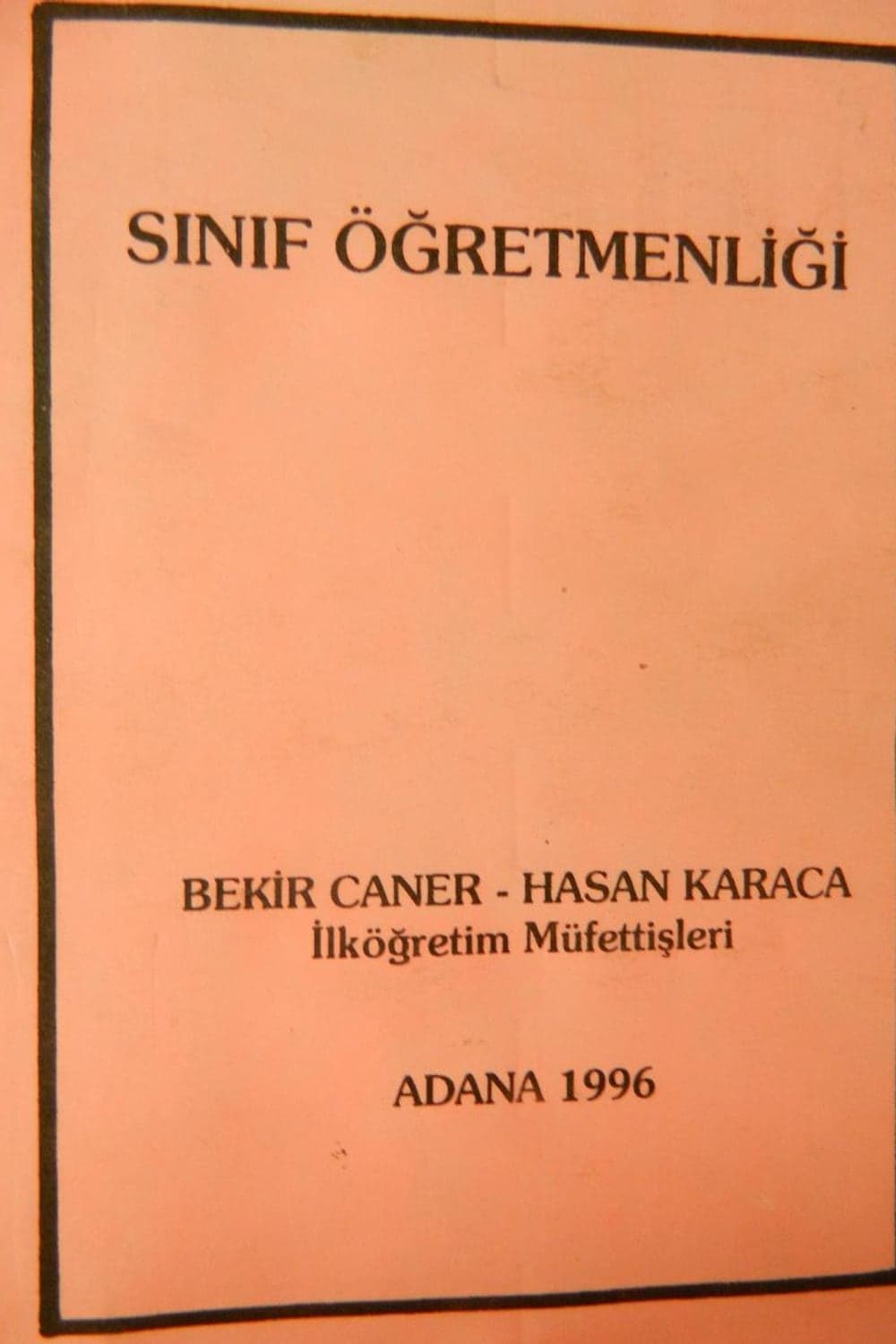 Sınıf Öğretmenliği — kapak